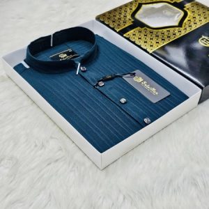 Navy Stace Popcorn Panjabi