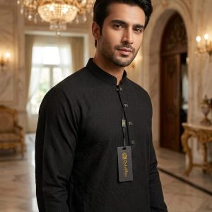 Exclusive black China Popcorn Panjabi